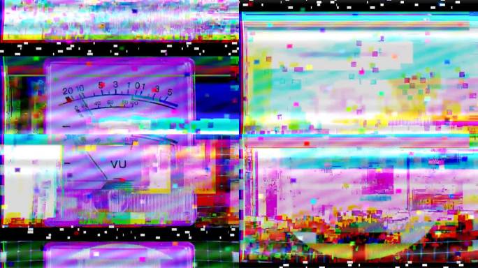 故障电视静态噪声失真信号问题错误视频损坏复古风格80年代VHS测试图