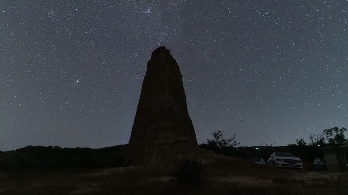 云南元谋浪巴铺土林星空延时