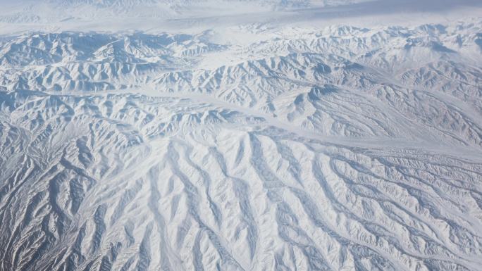 高空震感航拍雪山大地脉搏