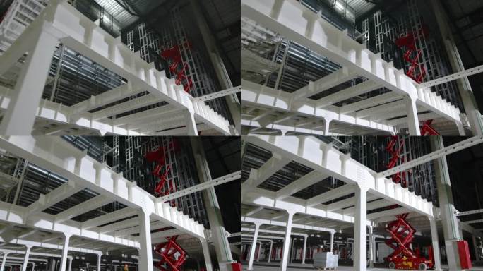 工业园区载客货梯，用于楼层货物运输