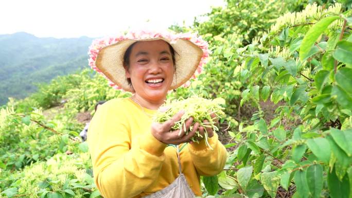 笑脸 农民笑容 农业丰收 乡村振兴