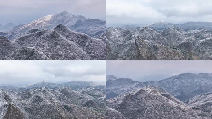 凝冻过后的贵州大山