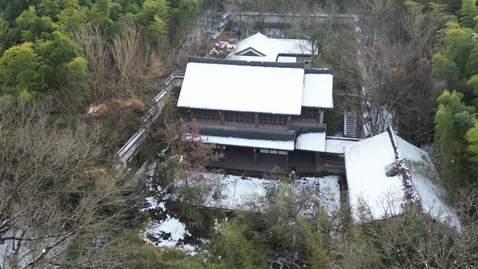 南山文苑雪景