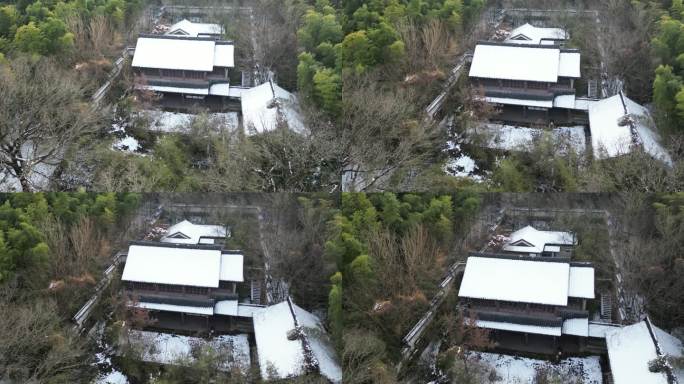 南山文苑雪景