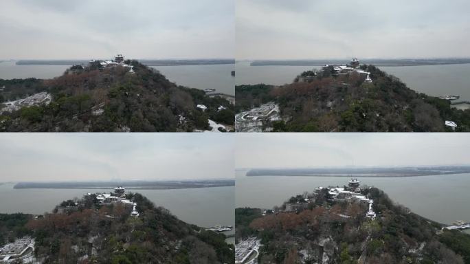 北固山雪景