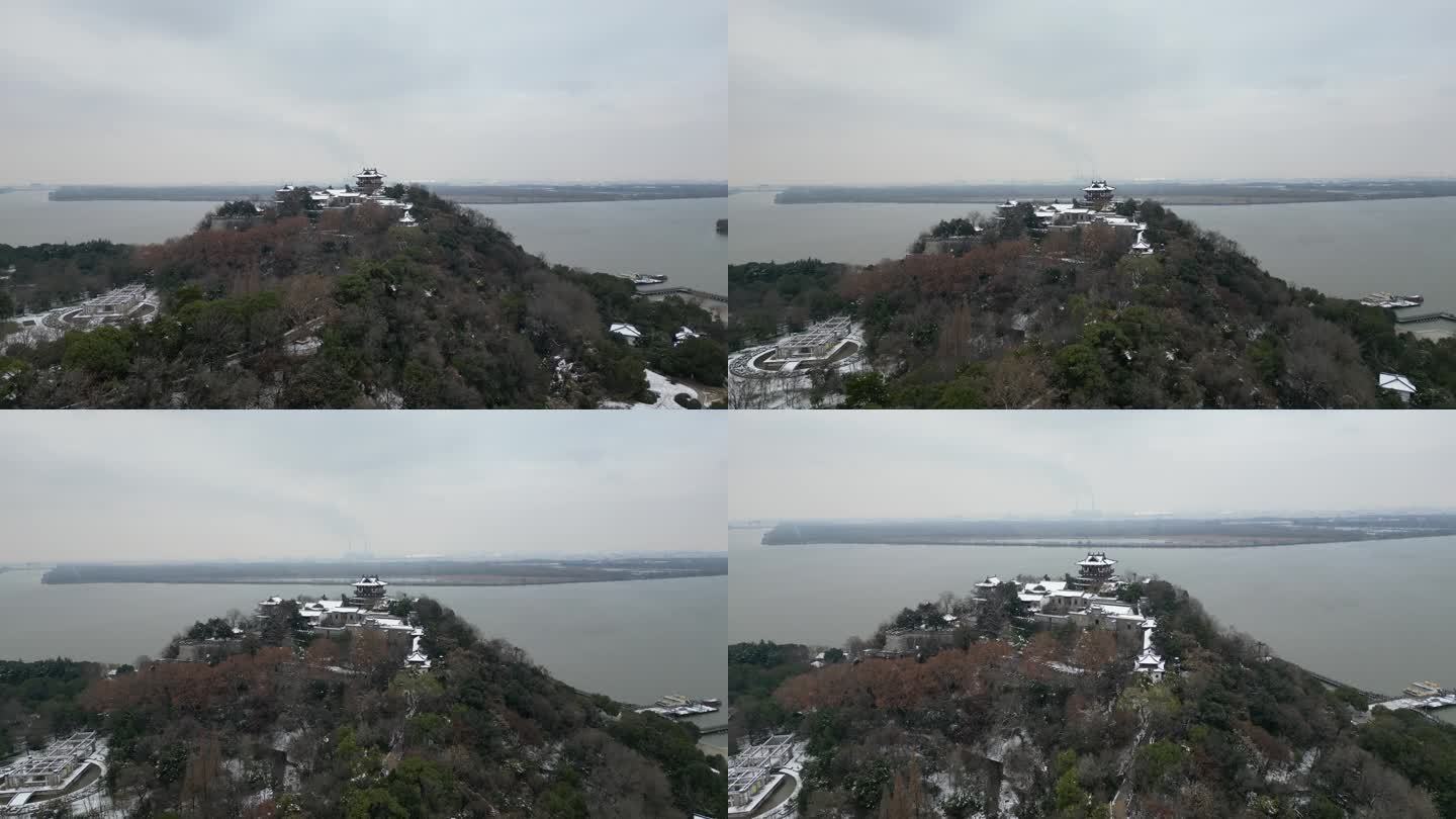 北固山雪景