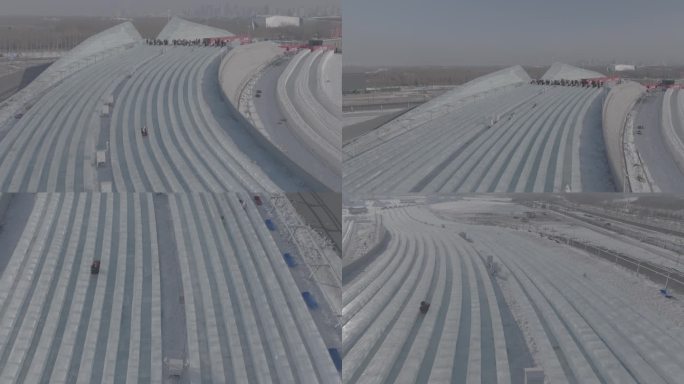 25届哈尔滨冰雪大世界大滑梯Log航拍