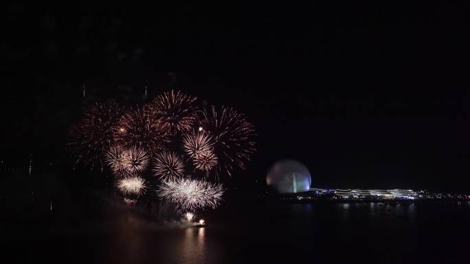 珠海日月贝大剧院烟花秀