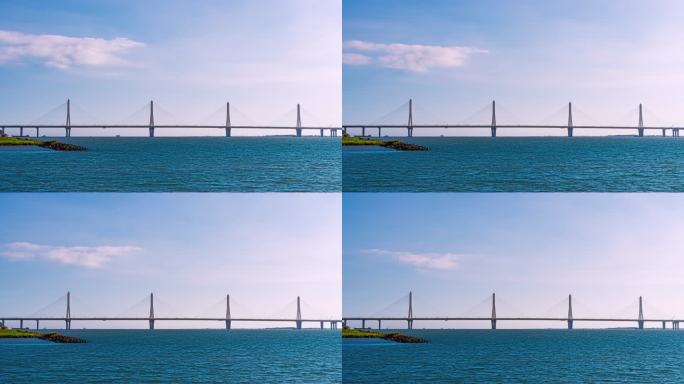 珠海金海大桥蓝天4096x2304超清