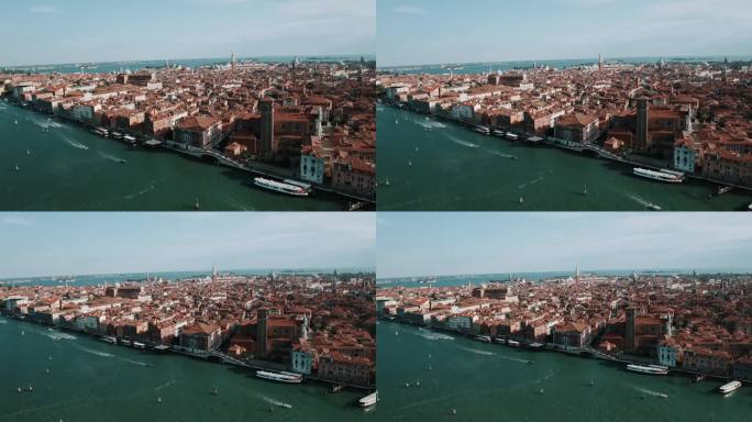 俯瞰意大利威尼斯城
