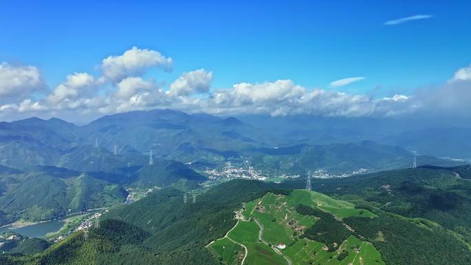 杭州市夏季径山茶园4k素材