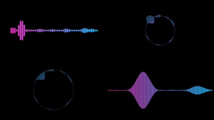 【AE模板】音频可视化效果（渐变版）