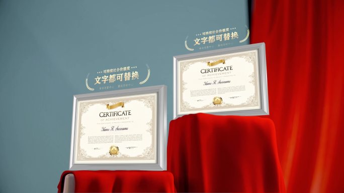 科技奖项 证书荣誉奖牌专利展示