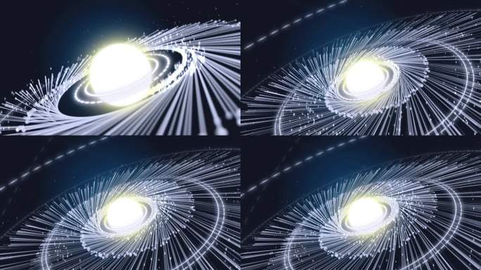 宇宙爆发概念粒子 AE模板素材