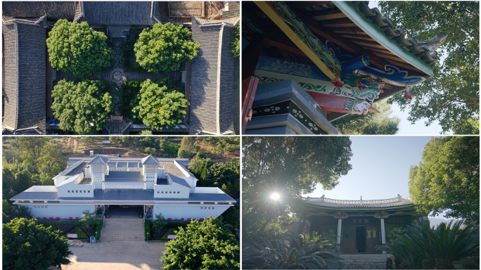 丽江永胜县毛氏宗祠古宅院落