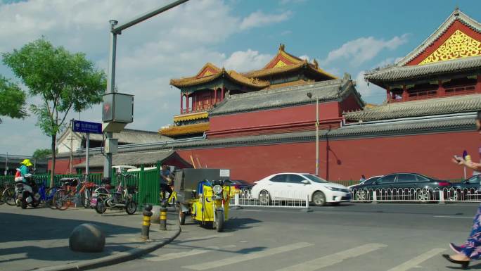 北京 鼓楼 雍和宫附近的胡同 街道