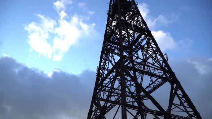 格列维斯广播塔。欧洲最高的木结构建筑，波兰