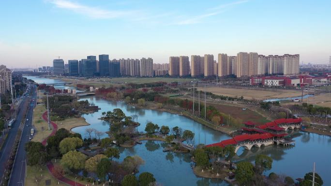 苏州昆山夏驾河湿地公园