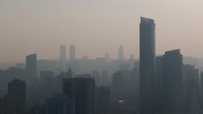 贵阳市晨曦市区双子塔