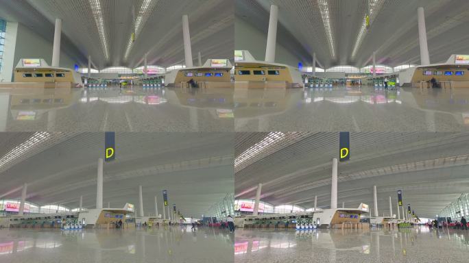 广州机场值机大厅