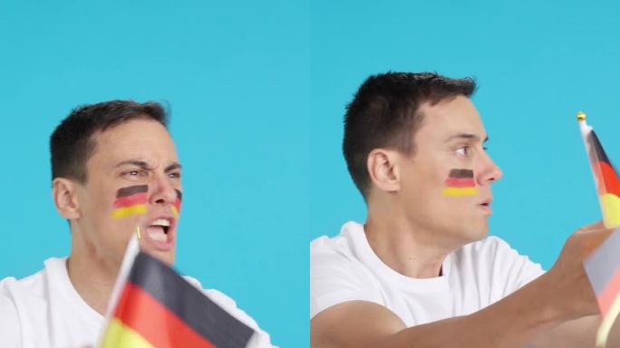 德国球迷对裁判的判罚感到愤怒