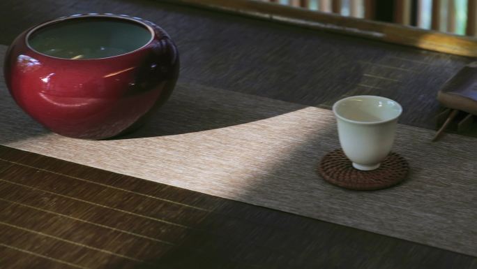 中国风茶室茶楼中式装潢园林竹子