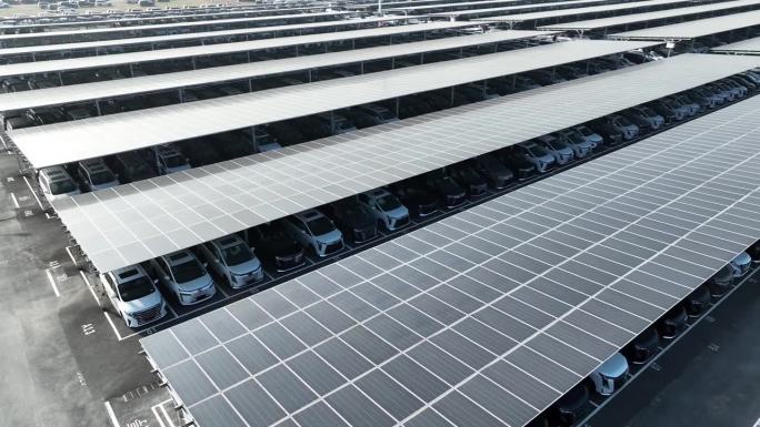 大型汽车充电站太阳能发电