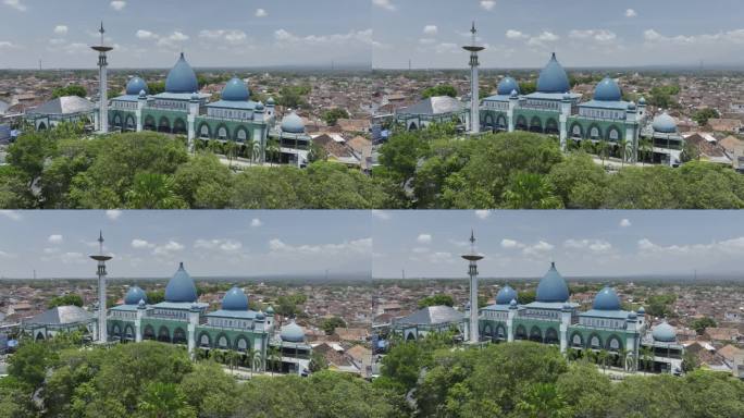 原创 印尼爪哇岛外南梦城市建筑风光