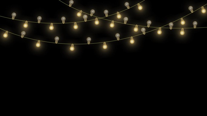 圣诞框架背景。发光的彩色灯泡闪闪发光。圣诞节、新年、婚礼
