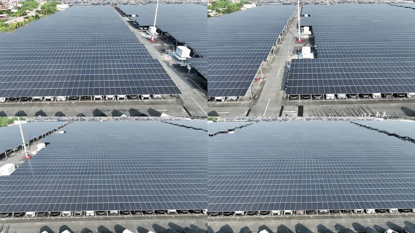 大型停车场太阳能发电