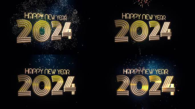 2024年新年快乐|明信片/横幅