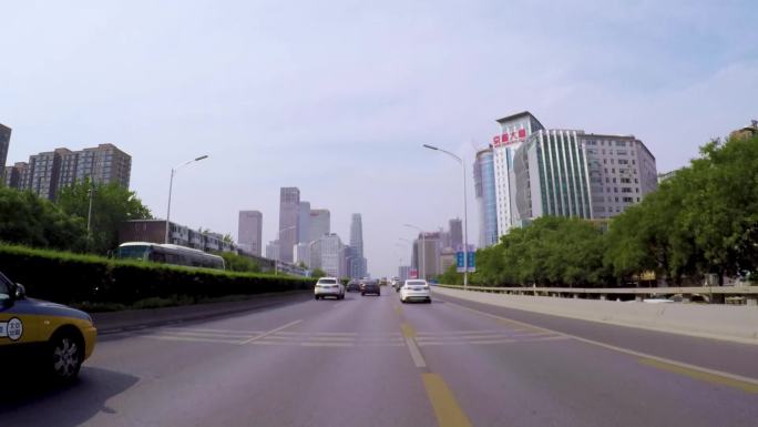 北京 车载摄像机拍摄 市内环线、街景