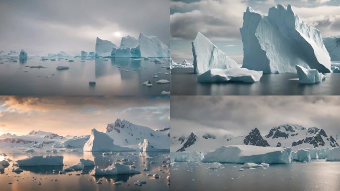 南极冰川 南极 冰川