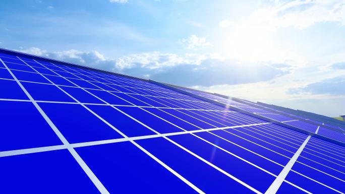 新能源太阳能光伏面板发电