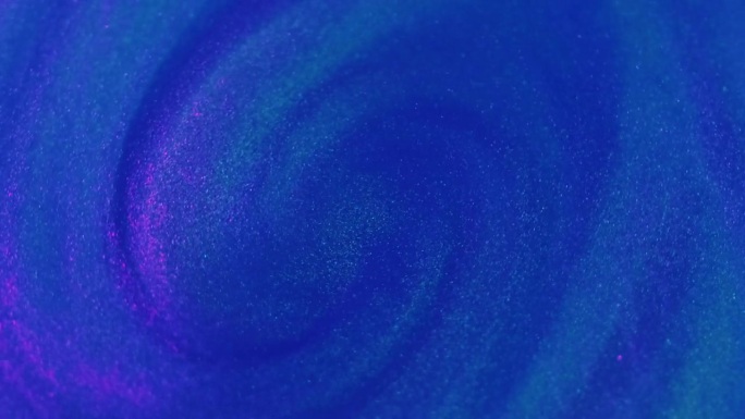 抽象背景闪烁混合蓝粉红色流体