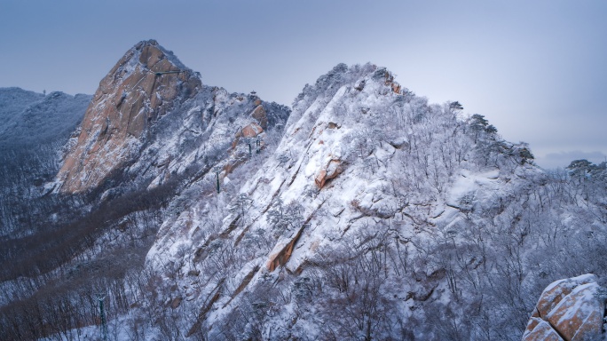 【高清6K】自然风光雪山雾凇