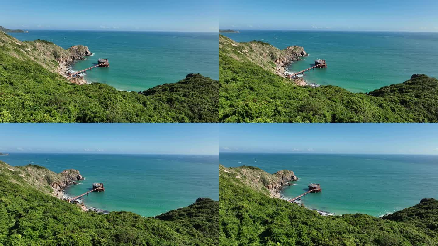 海南陵水海景航拍4k视频
