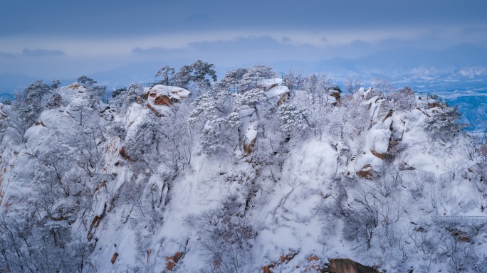 【高清6K】自然风光雪山雾凇