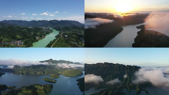 湖北宜昌长阳清江画廊山川河流合集