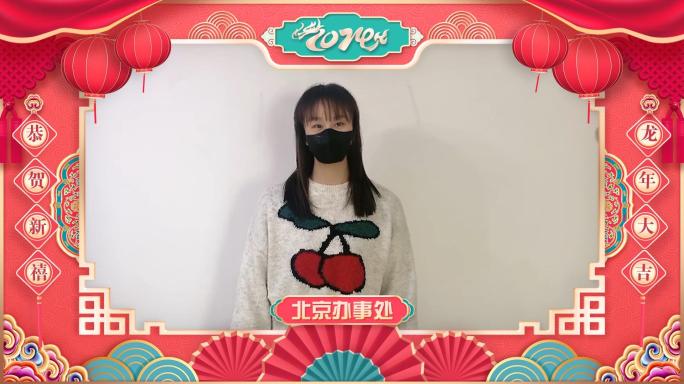 PR龙年春节2024春晚拜年祝福模板