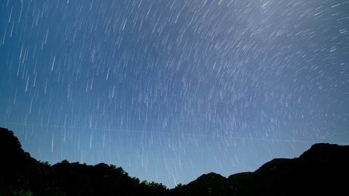 【4K超清】高山星轨延时