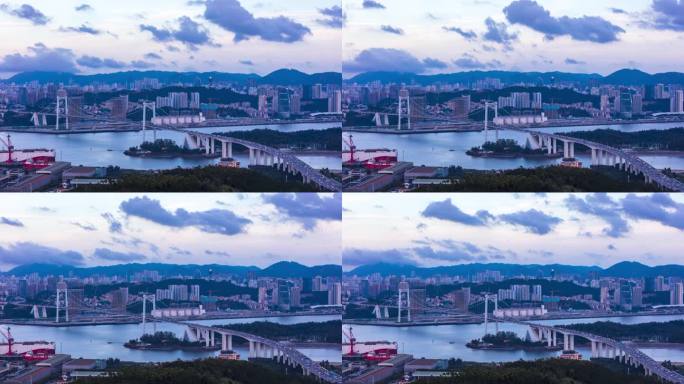 厦门海沧大桥4K延时摄影