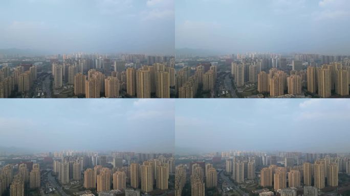 重庆科学城全景航拍4K