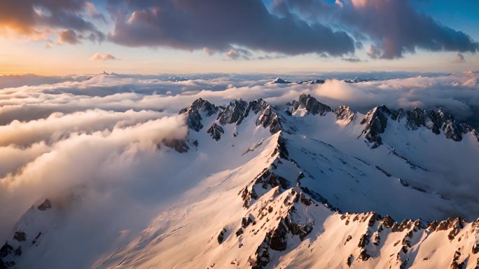 震撼雪山山峰合集