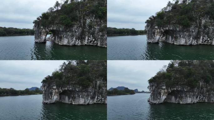 广西省桂林市漓江边上的桂林象鼻山景区