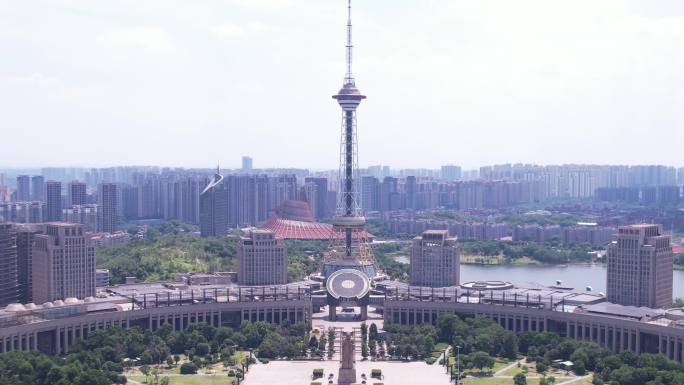 株洲 神农广场 神农塔地标 株洲大桥湘江