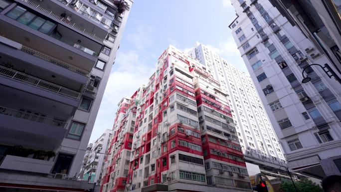 4K香港铜锣湾街市城市街景人文空镜5