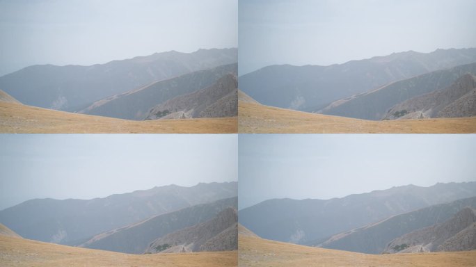 从山口到皮林国家公园的山峰，壮丽的景色，4k视频，背景的想法