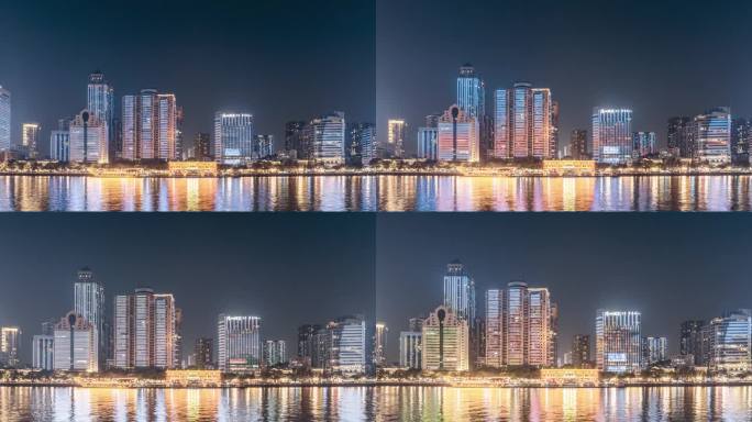 广州天子码头夜景。中国广东省广州市