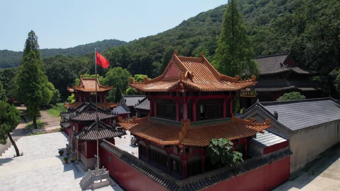【苏岭山】鹿门寺国家森林公园 寺庙航拍